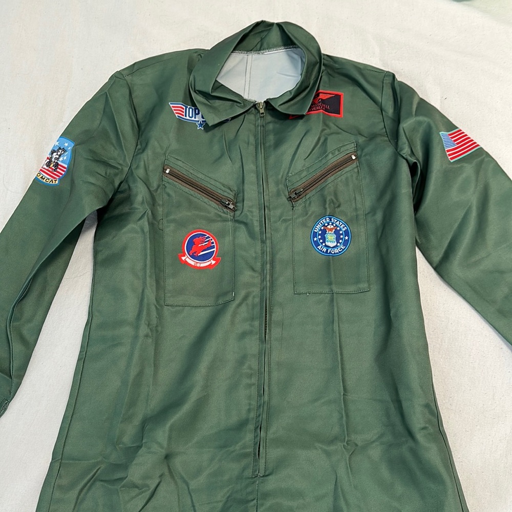 New top gun costume maverick small/medium